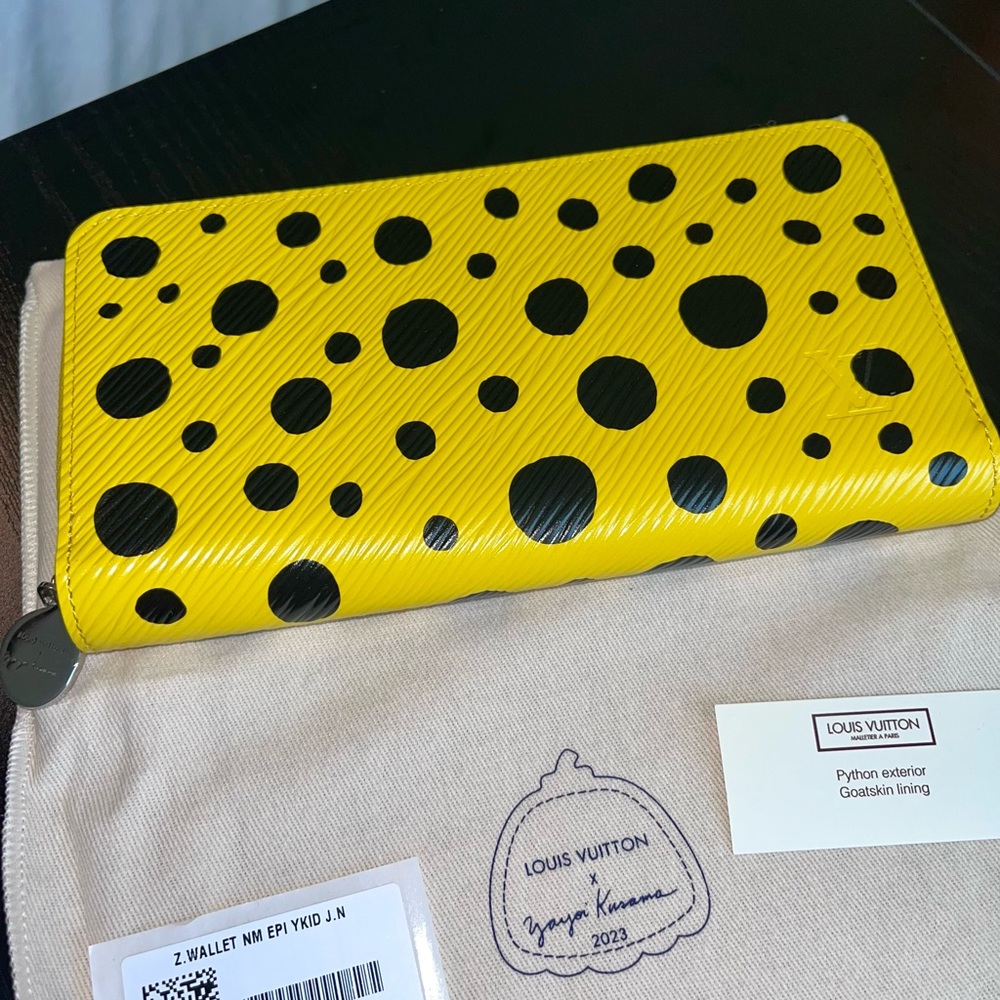 Brand New- Yayoi kusama louis vuitton 2023 z wallet